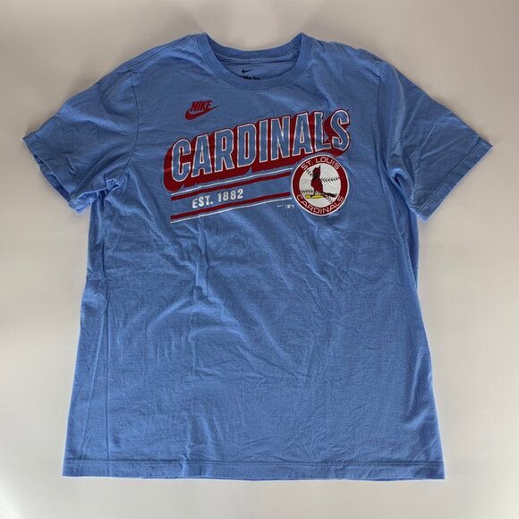 Lot of 8 St Louis Cardinals MLB Majestic Nike Short Sleeve Shirts Mens L and XL - Picture 4 of 10